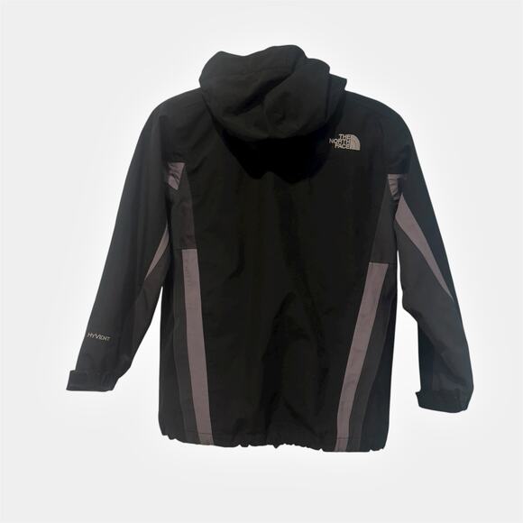 The North Face Boys' HyVent Windbreaker Jacket Long Sleeve Black Size M /10-12 - Picture 1 of 9